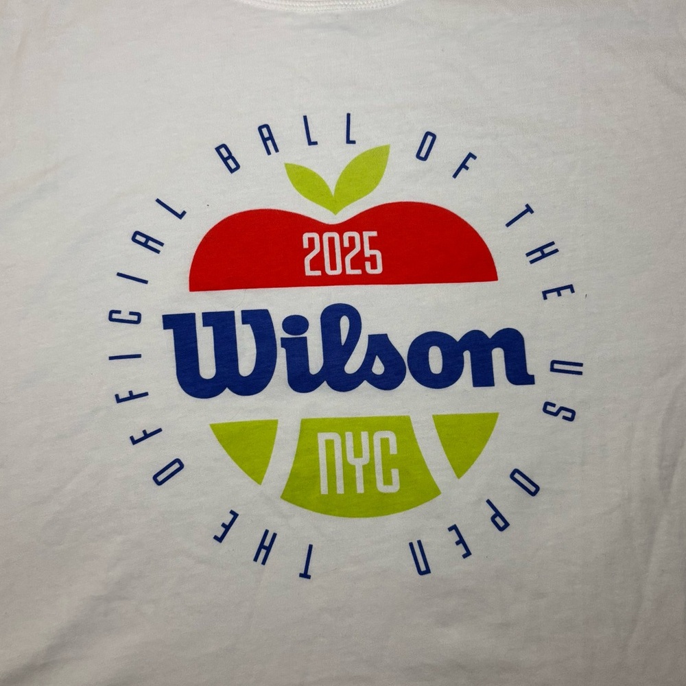 Wilson Women’s US Open 2025 Crop Top T-Shirt New with Tag XL - Picture 2 of 9